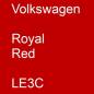 Preview: Volkswagen, Royal Red, LE3C.